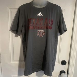 Adidas Texas A&M Aggies College T-Shirt, Size Medium, NWOT